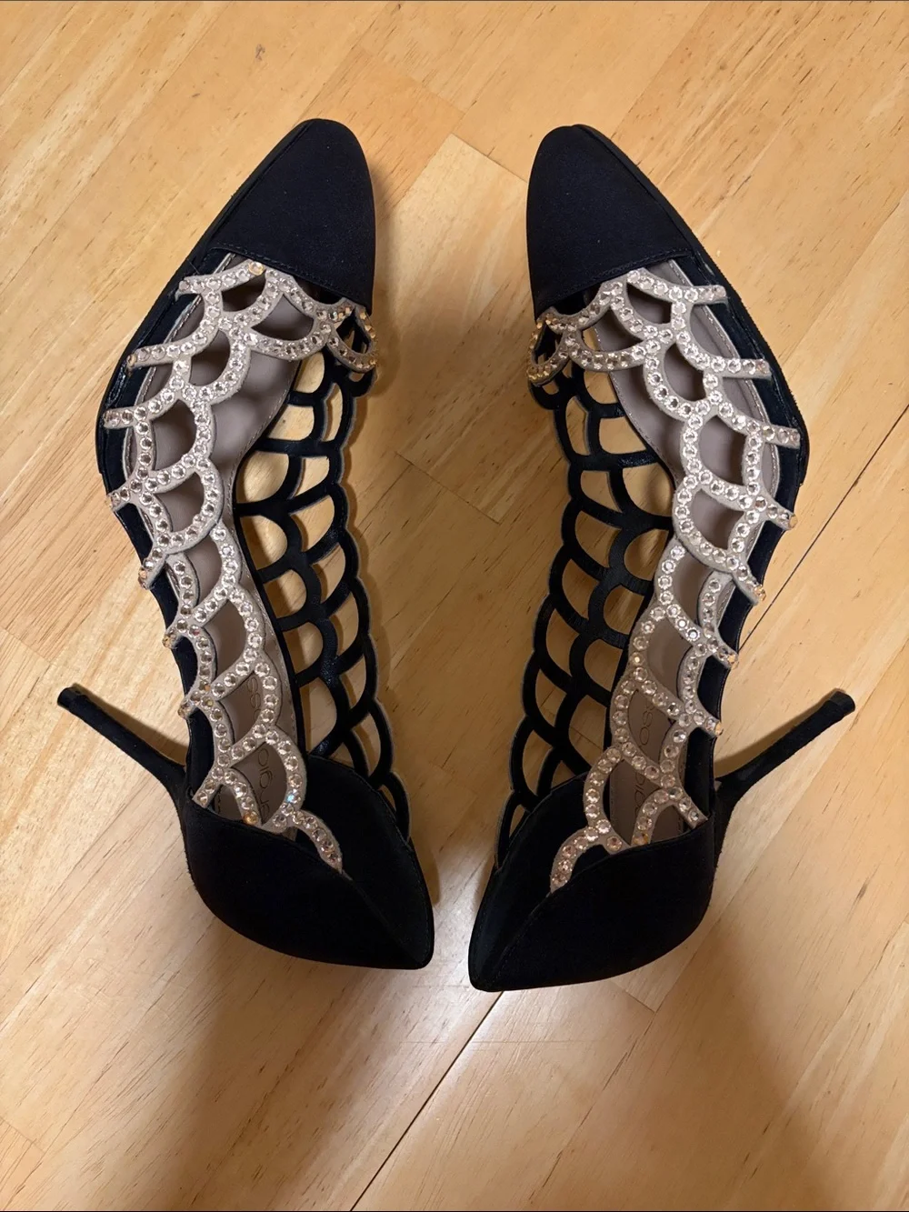 NWOT Sergio Rossi Mermaid Evening Shoes 36 1/2/6 1/2 - Picture 6 of 6